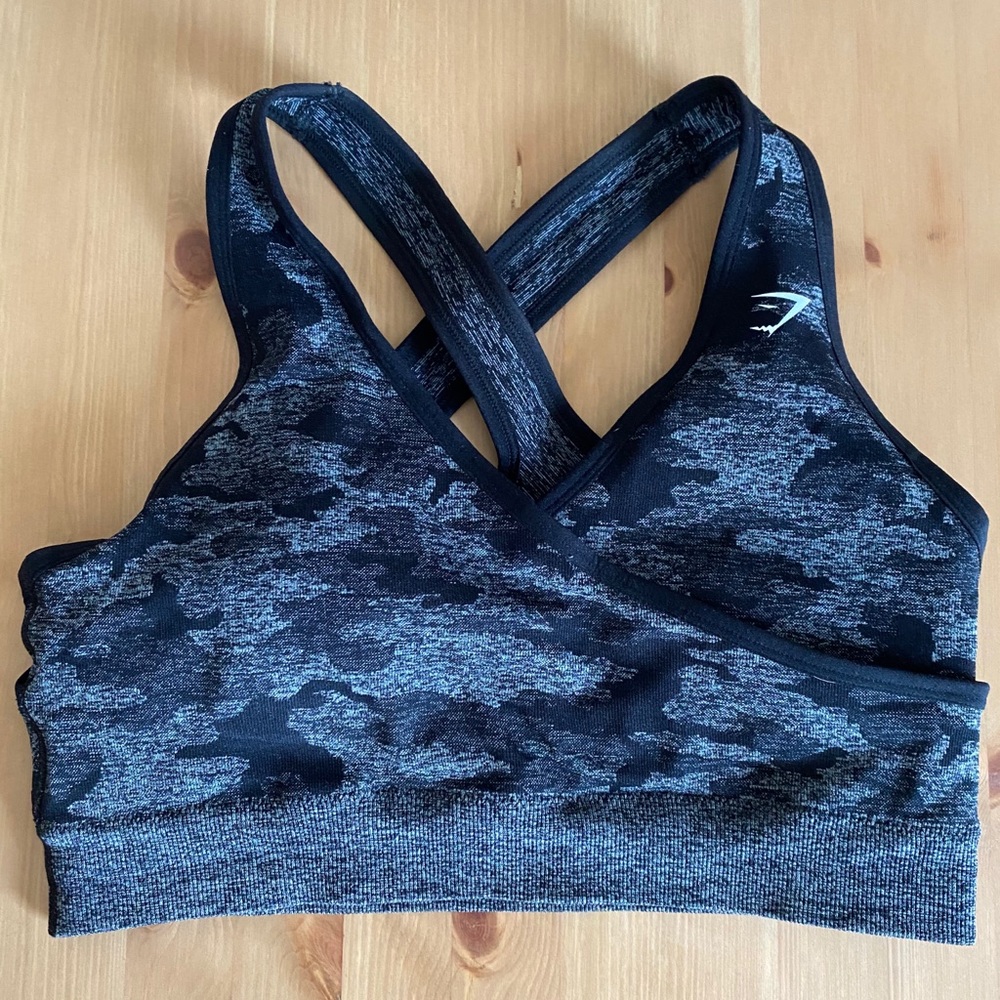 Gymshark Camo Seamless Sports Bra